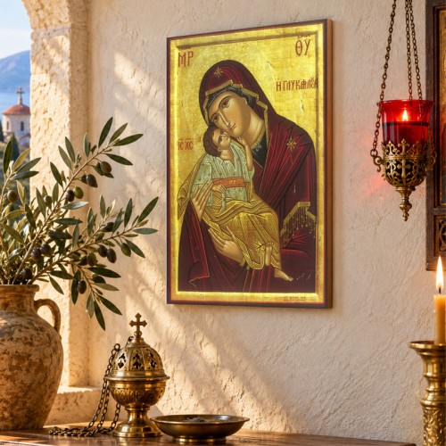 Παναγία με Χριστό Γλυκοφιλούσα