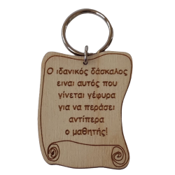 Μπρελόκ πάπυρος σε ξύλο Μπρελόκ πάπυρος σε ξύλο