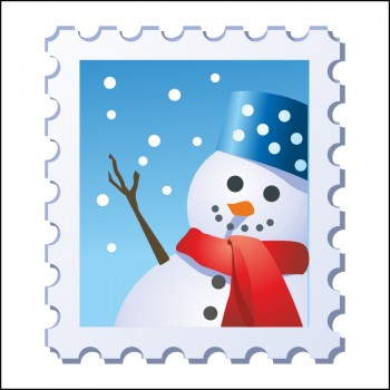 Χιονάνθρωπος γραμματόσημο