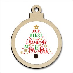 Μπάλα καμβάς Merry Christmas