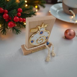 Διακοσμητικό δώρο με ξύλο και plexi