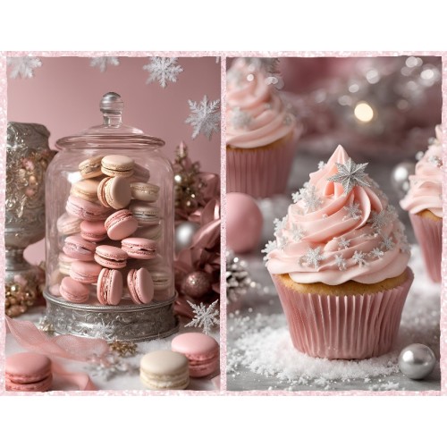Ριζόχαρτο Βάζο και Cup Cake