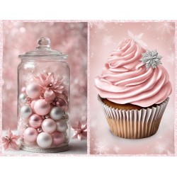 Ριζόχαρτο Βάζο και Cup Cake