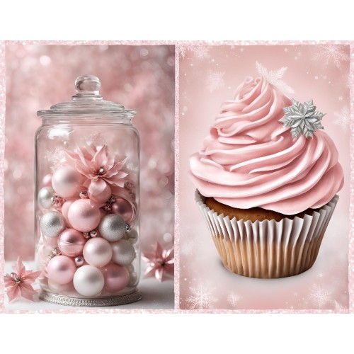Ριζόχαρτο Βάζο και Cup Cake