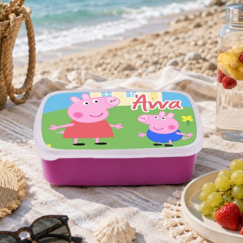 Δοχείο Φαγητού με Όνομα – Peppa Pig