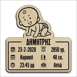 Διακοσμητικό Γέννησης Αγόρι