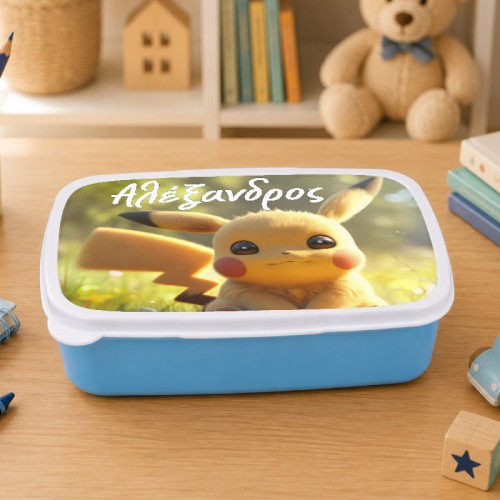 Δοχείο Φαγητού με Όνομα – Pikachu